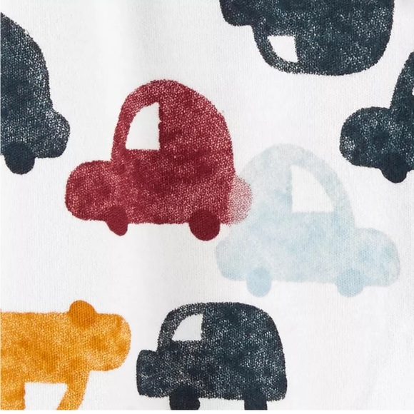 Car Print Zip Up Sleeper NWOT - Picture 2 of 6